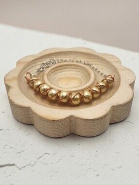 Handmade Wire-wrapped Adjustable Yellow Pearl Beaded Bracelet